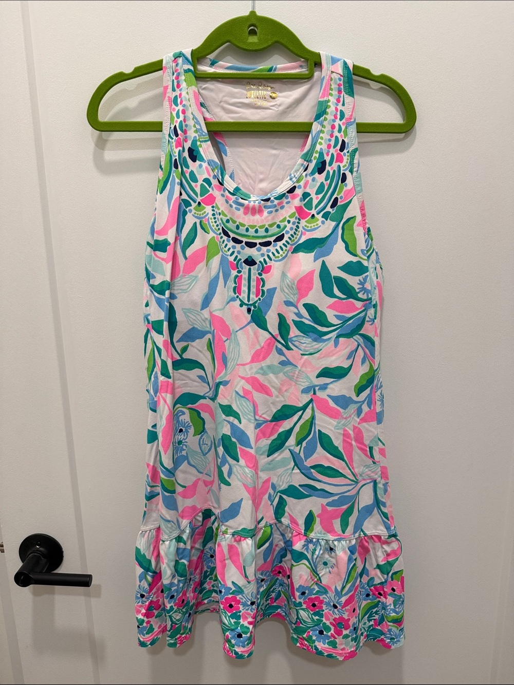 Lilly Pulitzer tennis Floral Dress - Pink & Teal